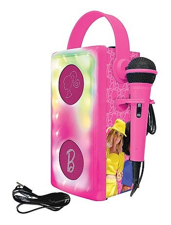 Altifalante bluetooth® potente da barbie luminoso com microfone