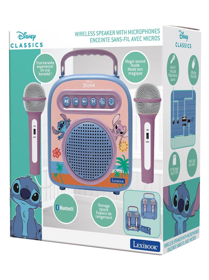 Altifalante bluetooth stitch com microfones Azul - Kiabi