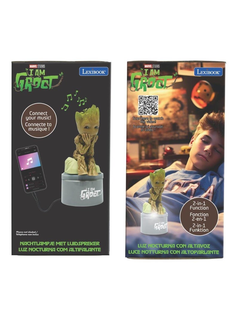 Altifalante com luz de presença groot Castanho - Kiabi
