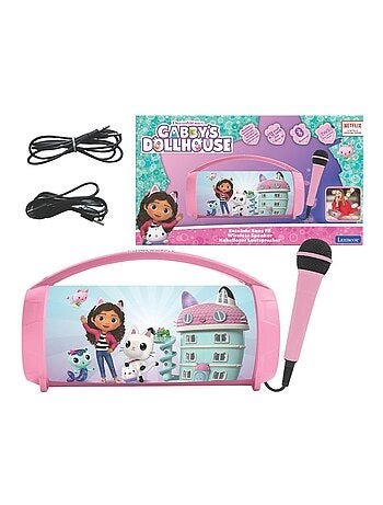 Altifalante luminoso bluetooth® com microfone da gabby's dollhouse