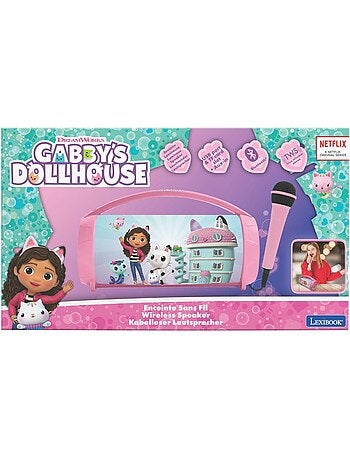 Altifalante luminoso bluetooth® com microfone da gabby's dollhouse