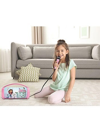Altifalante luminoso bluetooth® com microfone da gabby's dollhouse