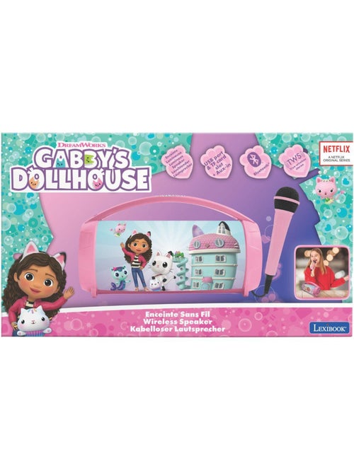 Altifalante luminoso bluetooth® com microfone da gabby's dollhouse - Kiabi Altifalante luminoso bluetooth® com microfone da gabby's dollhouse - Kiabi