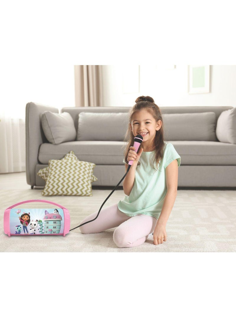 Altifalante luminoso bluetooth® com microfone da gabby's dollhouse Rosa - Kiabi