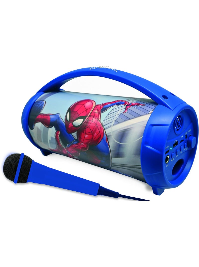 Altifalante luminoso bluetooth® do homemaranha com microfone Azul - Kiabi