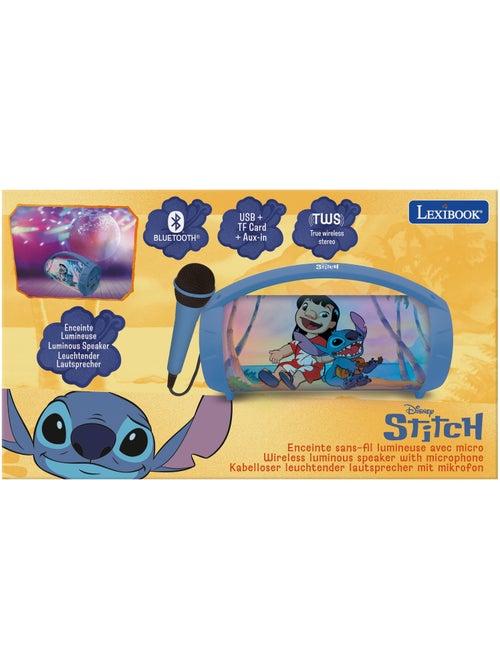 Altifalante luminoso stitch bluetooth® com microfone - Kiabi Altifalante luminoso stitch bluetooth® com microfone - Kiabi