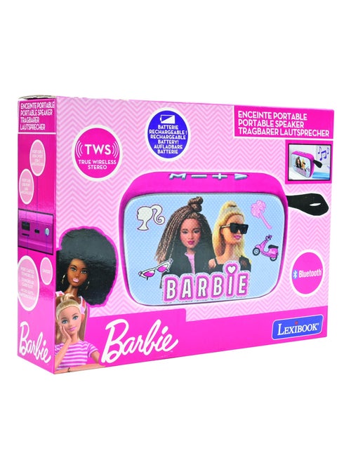 Altifalante portátil bluetooth® da barbie com acabamento em tecido - Kiabi