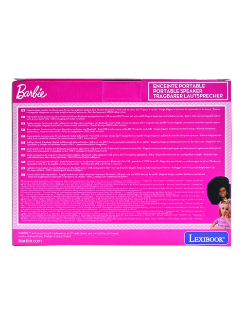 Altifalante portátil bluetooth® da barbie com acabamento em tecido - Kiabi