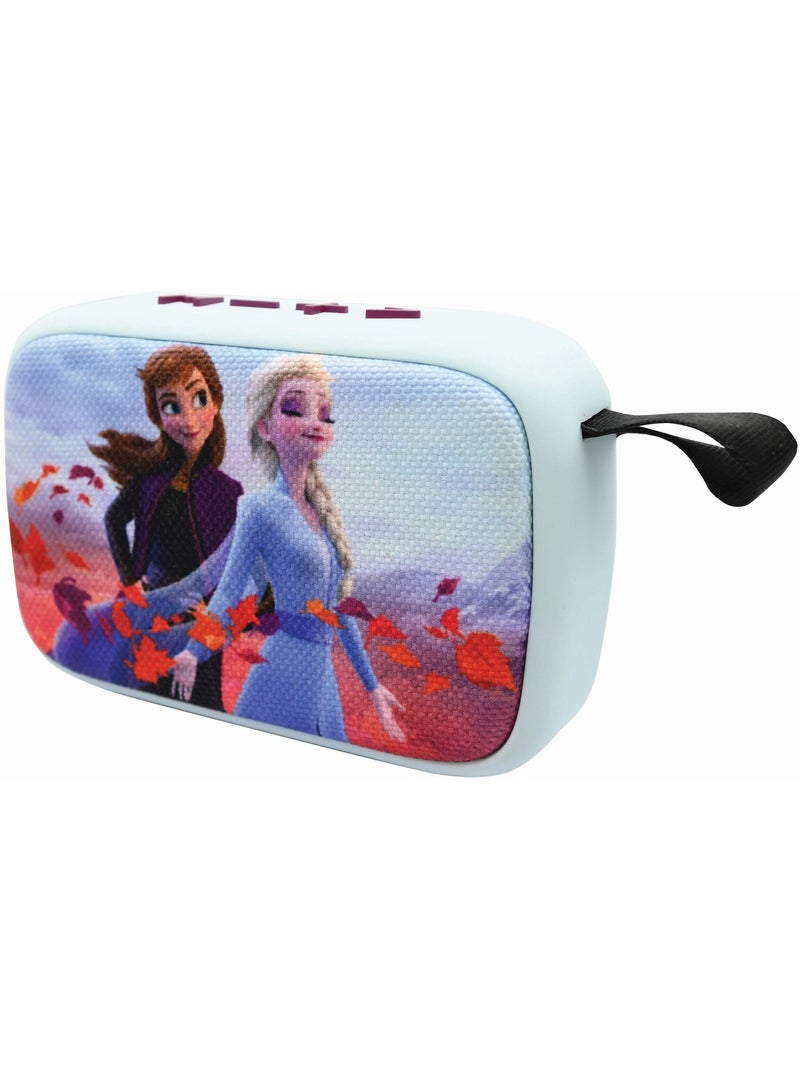 Altifalante portátil bluetooth® disney frozen com acabamento em tecido Azul - Kiabi