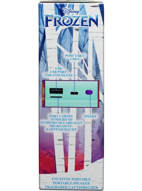 Altifalante portátil bluetooth® disney frozen com acabamento em tecido - Kiabi