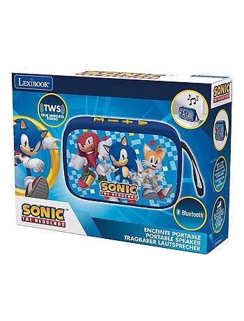 Altifalante portátil sonic bluetooth® com acabamento em tecido