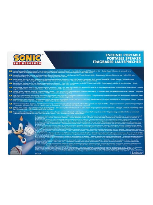 Altifalante portátil sonic bluetooth® com acabamento em tecido - Kiabi