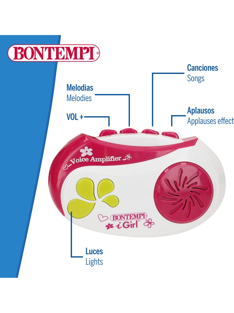 Amplificador de microfone com luzes e sons bontempi N/D - Kiabi