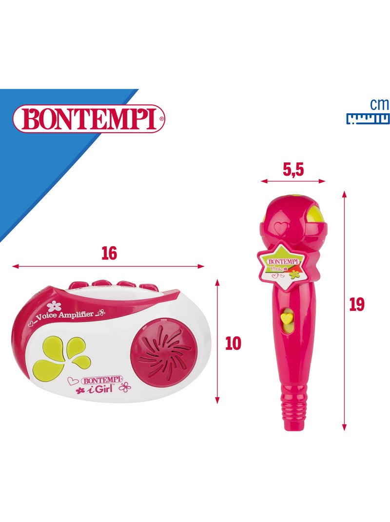 Amplificador de microfone com luzes e sons bontempi N/D - Kiabi