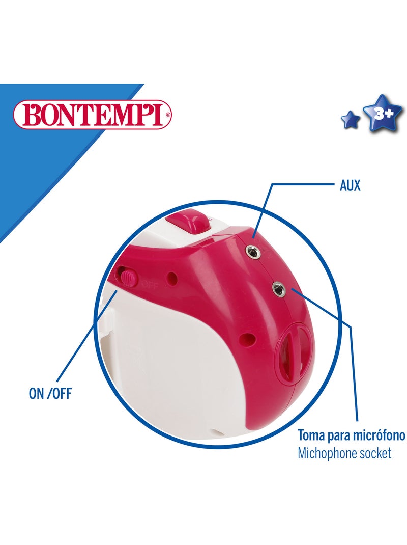 Amplificador de microfone com luzes e sons bontempi N/D - Kiabi