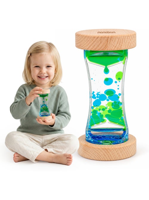 Ampulheta sensorial madeira brinquedo aprendizagem 30s rolo mamabrum - Kiabi Ampulheta sensorial madeira brinquedo aprendizagem 30s rolo mamabrum - Kiabi