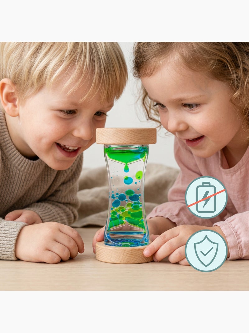 Ampulheta sensorial madeira brinquedo aprendizagem 30s rolo mamabrum N/D - Kiabi