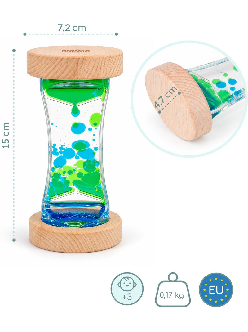 Ampulheta sensorial madeira brinquedo aprendizagem 30s rolo mamabrum N/D - Kiabi