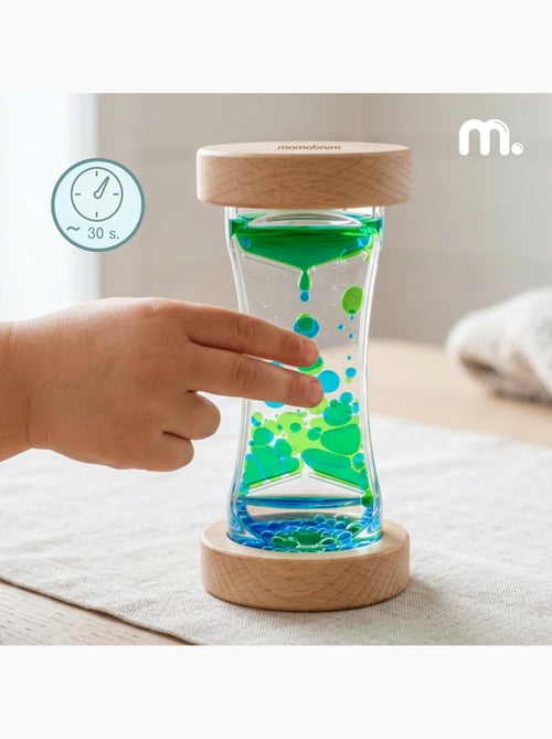 Ampulheta sensorial madeira brinquedo aprendizagem 30s rolo mamabrum - Kiabi Ampulheta sensorial madeira brinquedo aprendizagem 30s rolo mamabrum - Kiabi