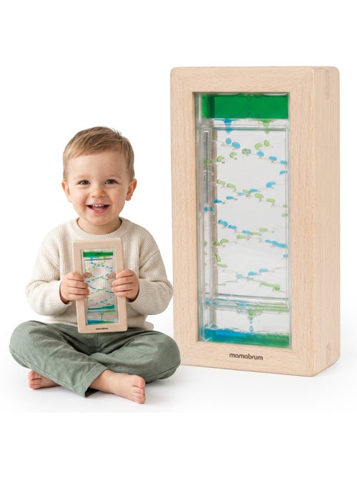 Ampulheta sensorial madeira brinquedo aprendizagem 90s mamabrum - Kiabi Ampulheta sensorial madeira brinquedo aprendizagem 90s mamabrum - Kiabi
