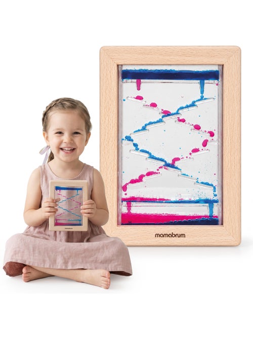 Ampulheta sensorial madeira infantil 90s gotas mamabrum - Kiabi Ampulheta sensorial madeira infantil 90s gotas mamabrum - Kiabi