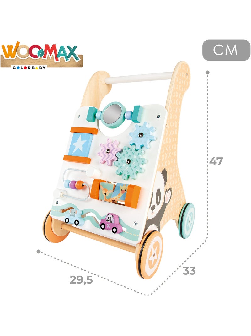 Andador de bebê de madeira woomax Multicolorido - Kiabi