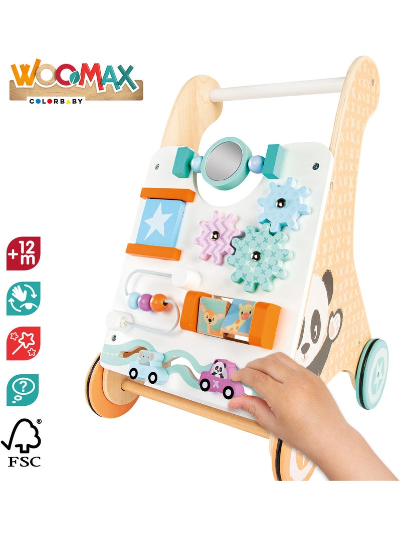 Andador de bebê de madeira woomax Multicolorido - Kiabi