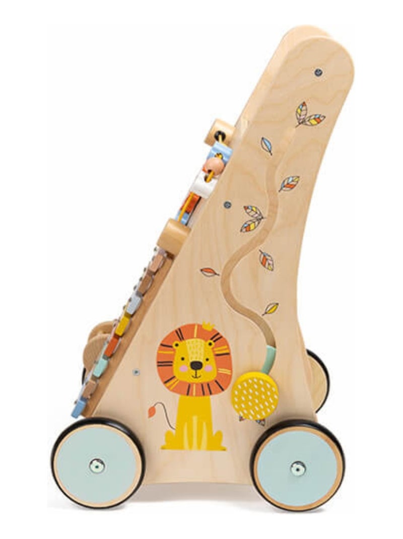 Andador de madeira da selva Multicolorido - Kiabi