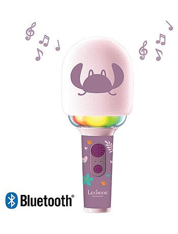Angel karaoke microfone microfone com efeitos sonoros e luminosos