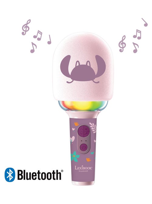 Angel karaoke microfone microfone com efeitos sonoros e luminosos - Kiabi