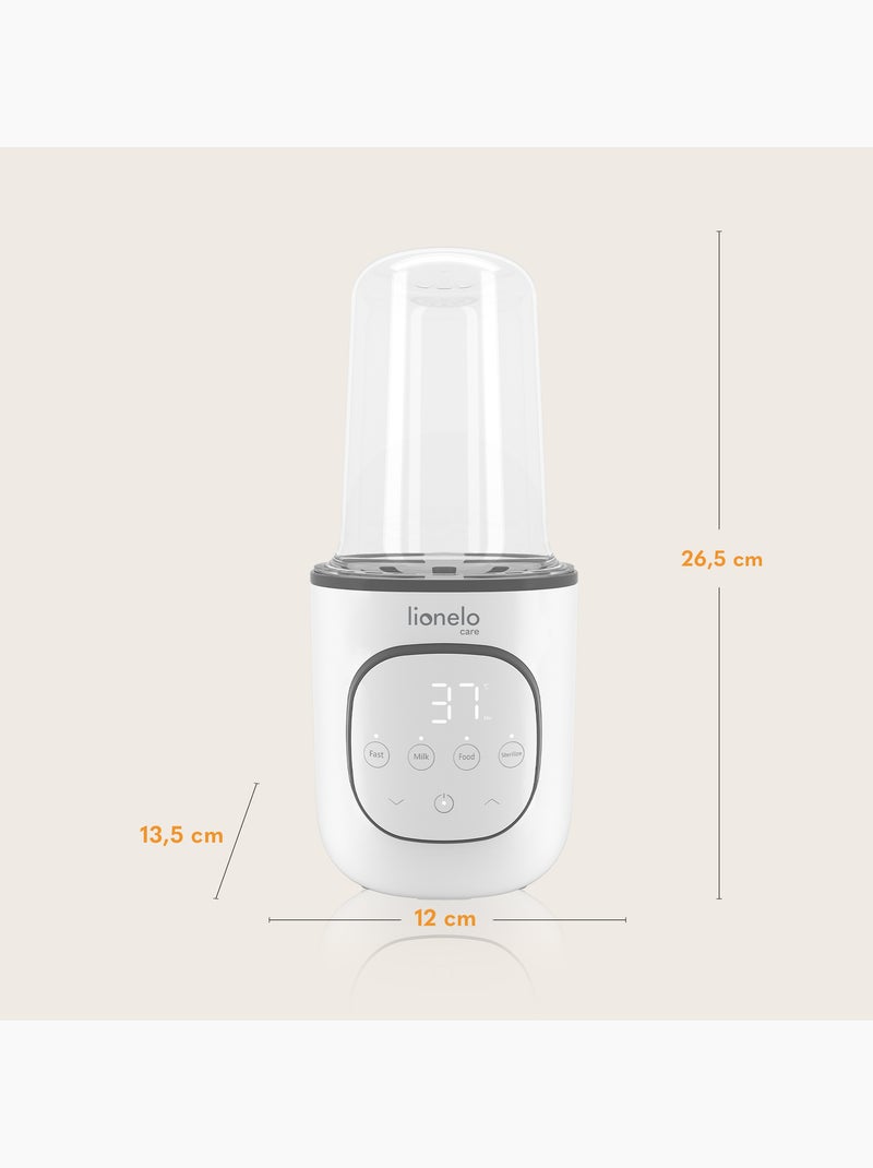 Aquecedor de biberões 5 em 1 LIONELO Thermup – Esterilização – Aquecimento – Descongelação Branco - Kiabi