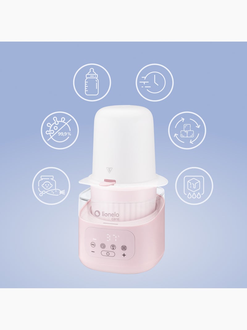 Aquecedor de biberões 6 em 1 LIONELO Thermup 4.0 - Esterilização - Aquecimento - Descongelamento Rosa - Kiabi