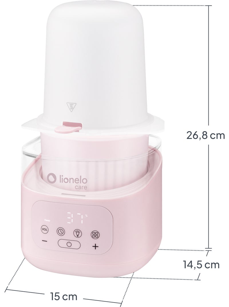 Aquecedor de biberões 6 em 1 LIONELO Thermup 4.0 - Esterilização - Aquecimento - Descongelamento Rosa - Kiabi
