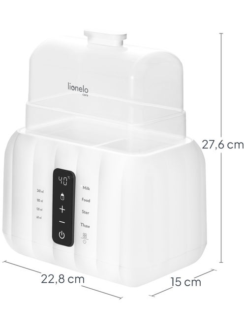 Aquecedor de biberões 6 em 1 LIONELO Thermup Duo - Esterilização - Aquecimento - Sem BPA - Kiabi