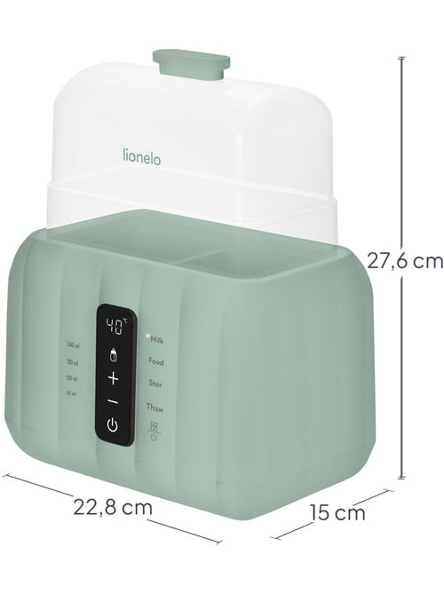 Aquecedor de biberões 6 em 1 LIONELO Thermup Duo - Esterilização - Aquecimento - Sem BPA - Kiabi