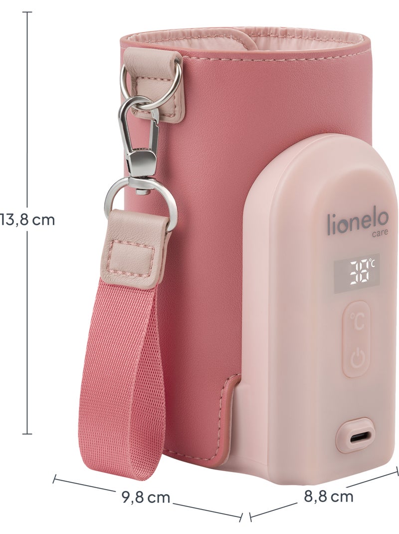 Aquecedor de Biberões LIONELO Thermup Go Evo - 9 h - Para Biberões ⌀5-8 cm Rosa - Kiabi