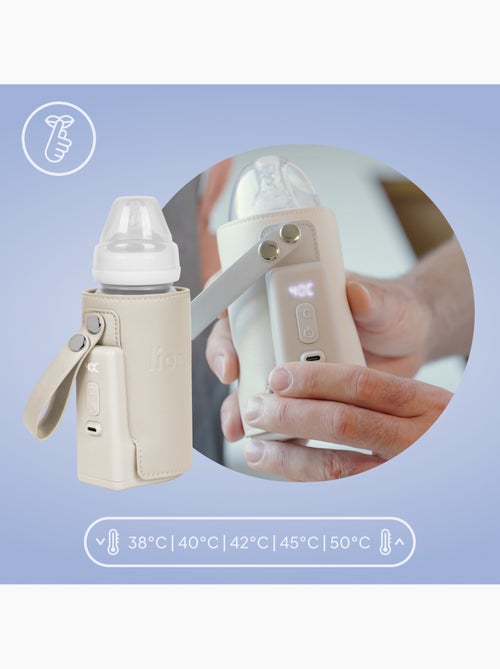 Aquecedor de Biberões LIONELO Thermup Go Plus - Sem BPA - 38-50°C - Bateria até 8h - Kiabi Aquecedor de Biberões LIONELO Thermup Go Plus - Sem BPA - 38-50°C - Bateria até 8h - Kiabi