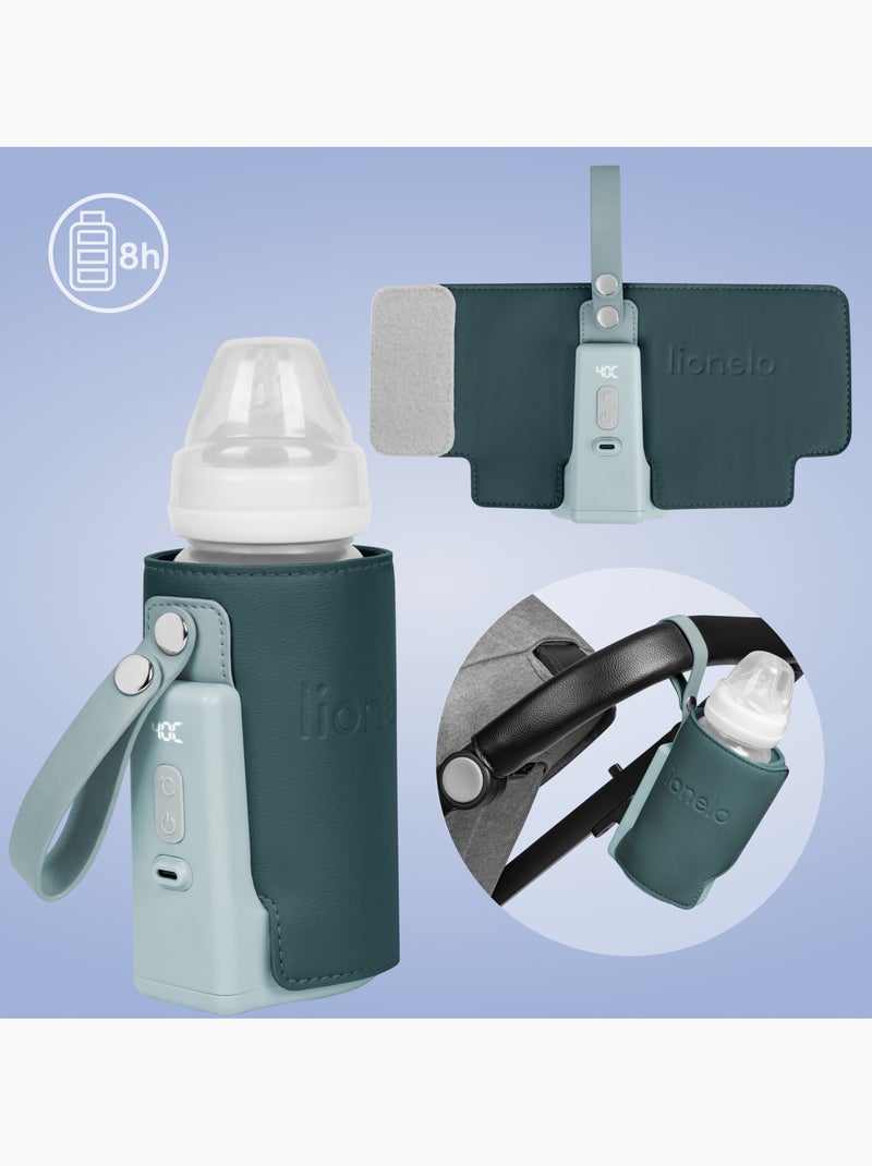 Aquecedor de Biberões LIONELO Thermup Go Plus - Sem BPA - 38-50°C - Bateria até 8h Verde - Kiabi