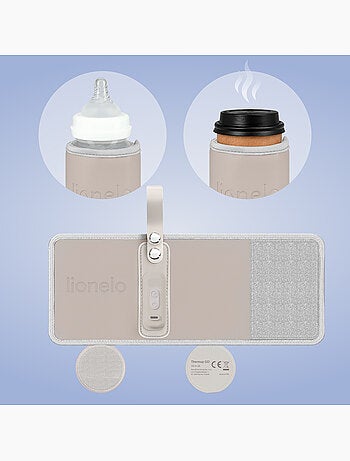 Aquecedor de Biberões Portátil LIONELO Thermup Go - USB - Mantém Temperatura 24h - Sem BPA