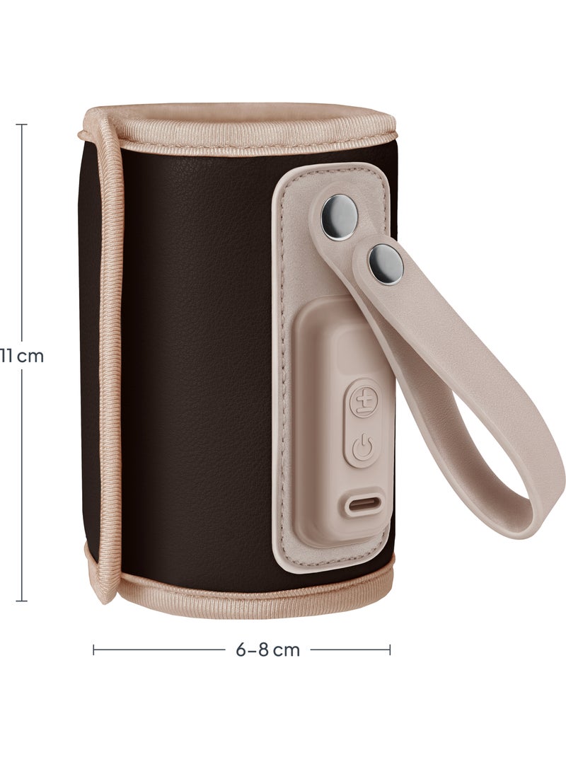 Aquecedor de Biberões Portátil LIONELO Thermup Go - USB - Mantém Temperatura 24h - Sem BPA Castanho - Kiabi