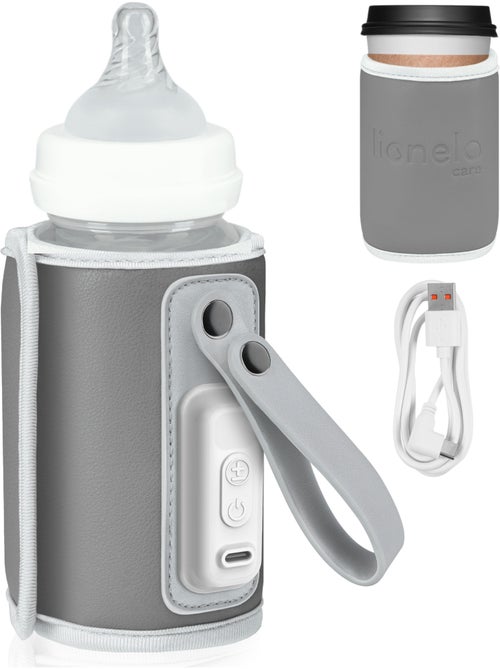 Aquecedor de Biberões Portátil LIONELO Thermup Go - USB - Mantém Temperatura 24h - Sem BPA - Kiabi Aquecedor de Biberões Portátil LIONELO Thermup Go - USB - Mantém Temperatura 24h - Sem BPA - Kiabi