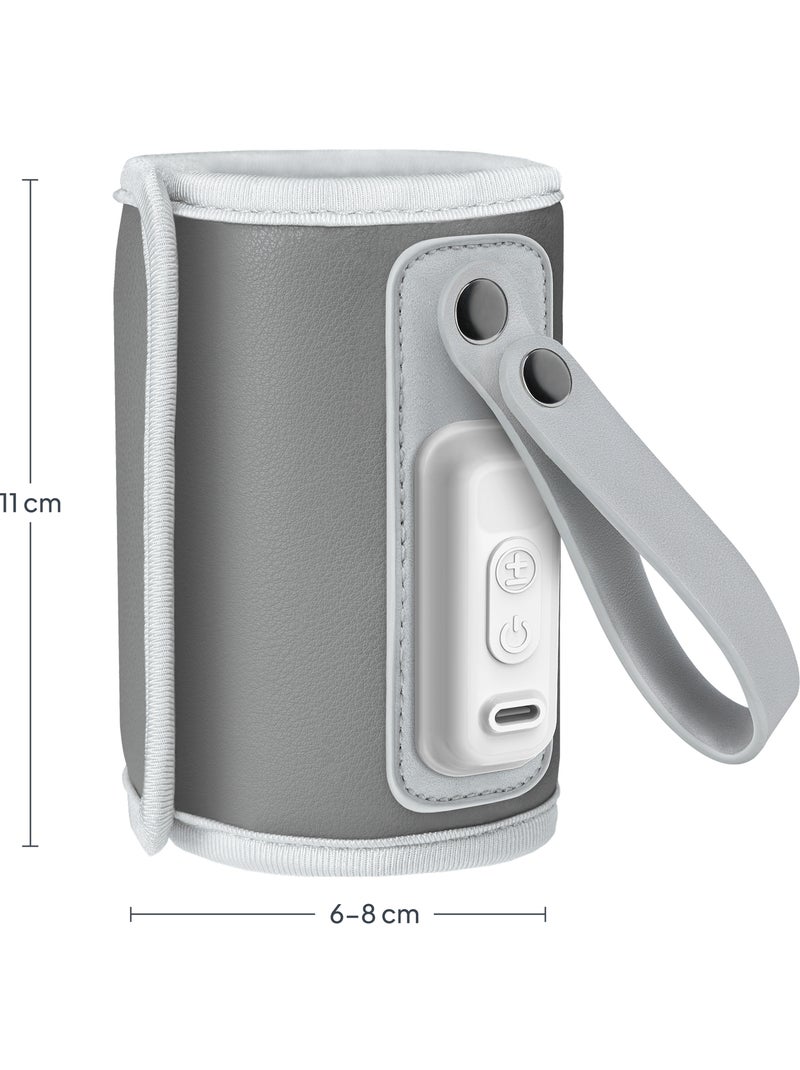 Aquecedor de Biberões Portátil LIONELO Thermup Go - USB - Mantém Temperatura 24h - Sem BPA Cinza - Kiabi