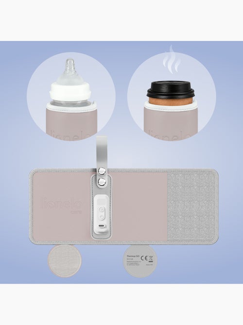 Aquecedor de Biberões Portátil LIONELO Thermup Go - USB - Mantém Temperatura 24h - Sem BPA - Kiabi Aquecedor de Biberões Portátil LIONELO Thermup Go - USB - Mantém Temperatura 24h - Sem BPA - Kiabi