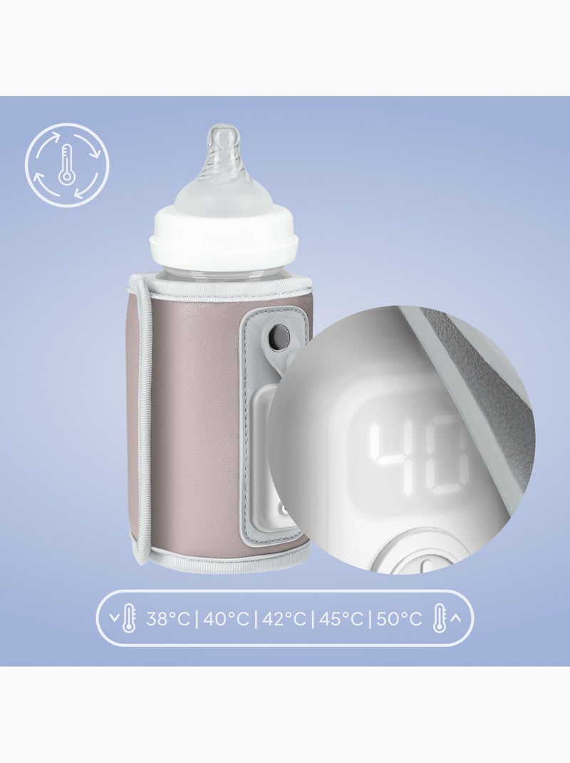 Aquecedor de Biberões Portátil LIONELO Thermup Go - USB - Mantém Temperatura 24h - Sem BPA Rosa - Kiabi