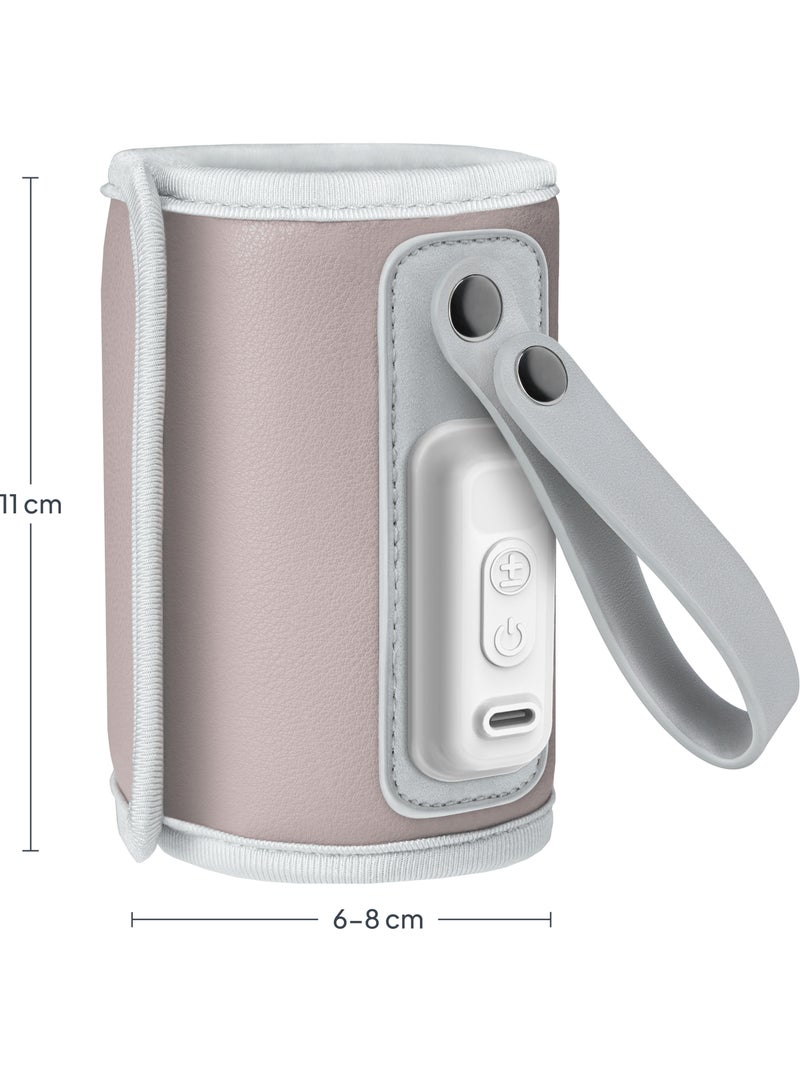 Aquecedor de Biberões Portátil LIONELO Thermup Go - USB - Mantém Temperatura 24h - Sem BPA Rosa - Kiabi