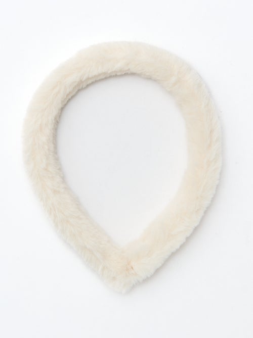 Arco de cabelo em malha pelúcia - Kiabi