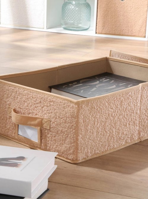 Arrumação com tampa em malha trama - Kiabi