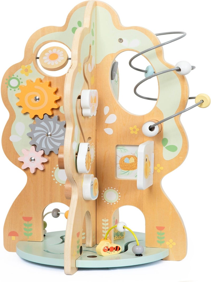 Árvore educativa multifuncional 10 em 1 – brinquedo educativo de madeira para bebés N/D - Kiabi