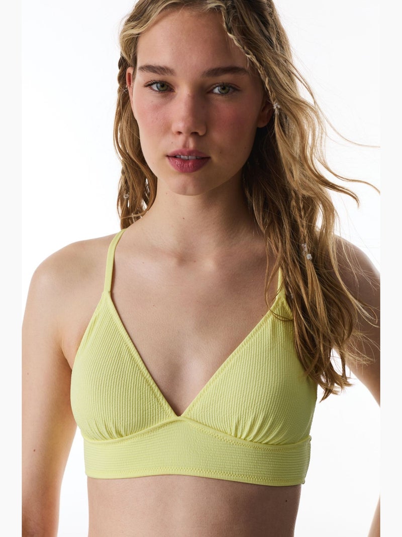 Arya top de biquíni bralette penti Amarelo-limão - Kiabi