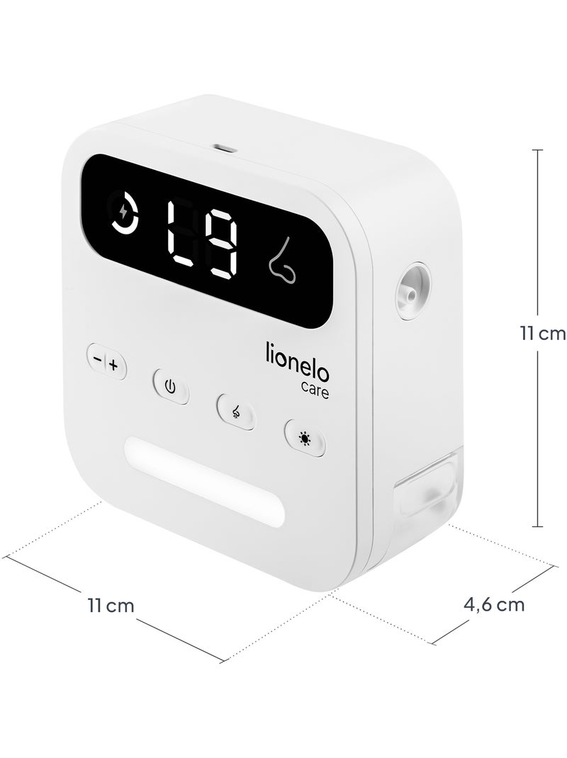 Aspirador nasal elétrico LIONELO BabyAir Flow – 9 níveis de ajuste – 3 x ponteiras – Silencioso Branco - Kiabi